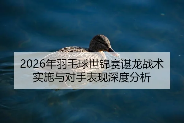 2026年羽毛球世锦赛谌龙战术实施与对手表现深度分析